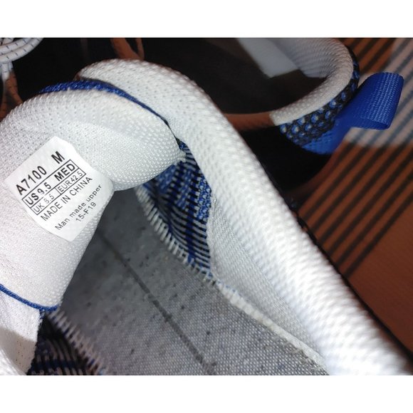 MENS APEX SNEAKERS SIZE 9.5 BLUE/BLACK/WHITE - Picture 9 of 9